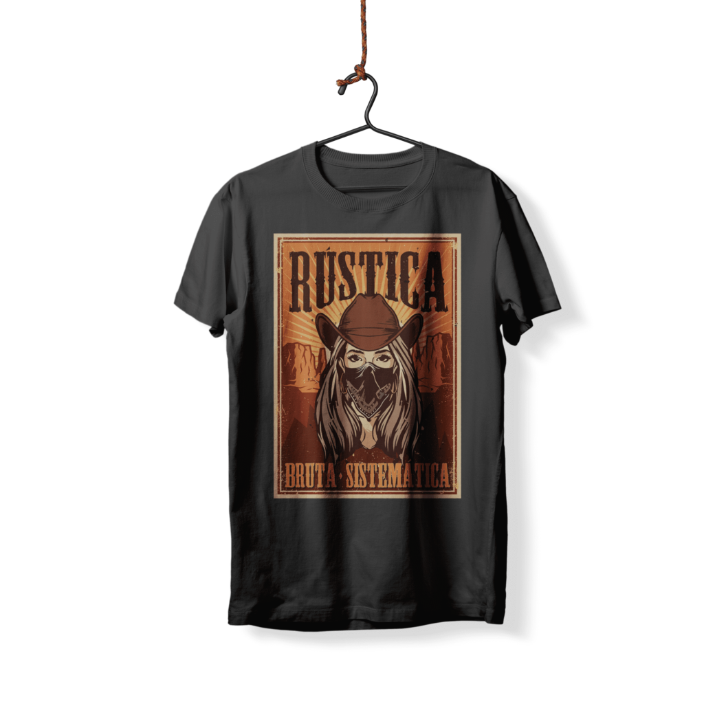 Camiseta Bruta, Rústica e Sistemática