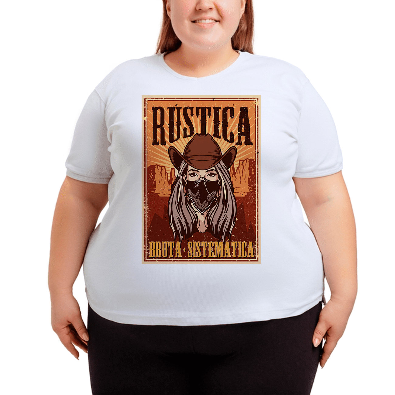 Camiseta Plus Size Bruta, Rústica e Sistemática